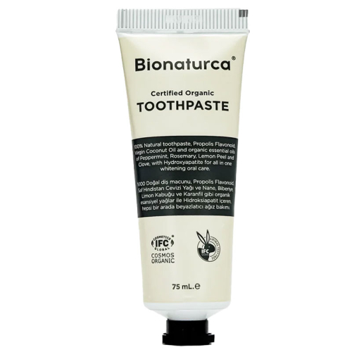 Bionaturca Organik Sertifikalı Tam Koruma Etkili Beyazlatıcı Diş Macunu 75 ml - 1