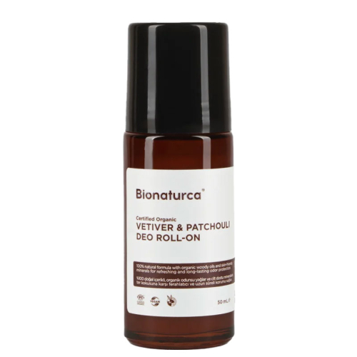 Bionaturca Organik Sertifikalı Vetiver ve Paçuli Deo Roll-On 50 ml - Bionaturca