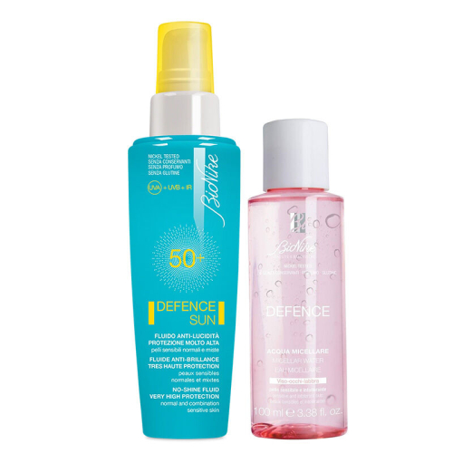 Bionike Defence Sun No Shine Fluid 50 ml +Micellar Water 100 ml HEDİYE - BioNike