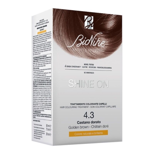 Bionike Shine On Saç Boyama Kiti Altın Kahverengi No: 4.3 - BioNike