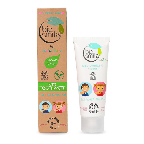 BioSmile Organik Sertifikalı +3 Yaş Çocuk Diş Macunu 75 ml - Biosmile