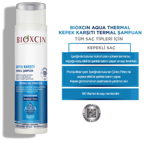 Bioxcin Aqua Thermal Kepek Karşıtı Şampuan 300 ml - 4