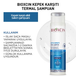 Bioxcin Aqua Thermal Kepek Karşıtı Şampuan 300 ml - 8