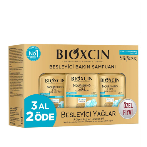 Bioxcin Besleyici Yağlar Şampuan 300 ml - 3 al 2 öde - Bioxcin
