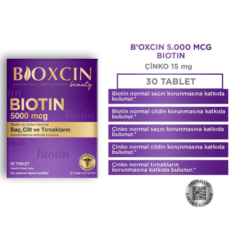Bioxcin Biotin 5000 mcg 90 Tablet - 3 AL 2 ÖDE - 3