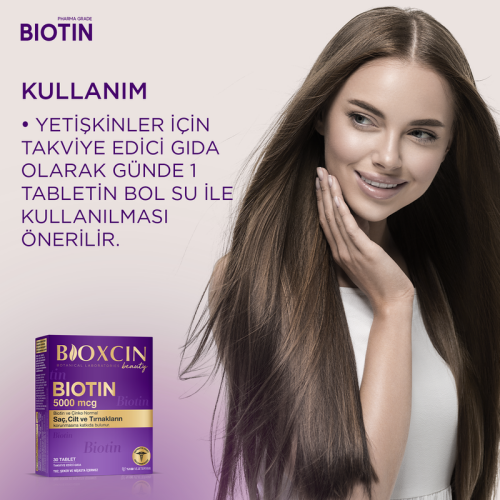 Bioxcin Biotin 5000 mcg 90 Tablet - 3 AL 2 ÖDE - 5