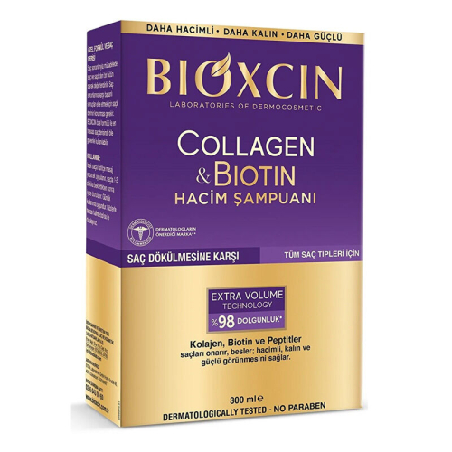Bioxcin Collagen Biotin Saç Dökülmesine Karşı Şampuan 300 ml - 2