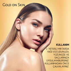 Bioxcin Gold on Skin Simli Kuru Yağ 100 ml - 8