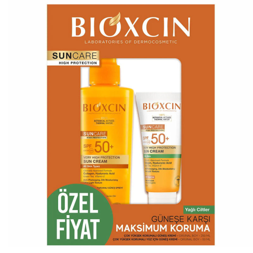 Bioxcin Güneşe Karşı Maksimum Koruma Seti Yağlı Ciltler - Bioxcin