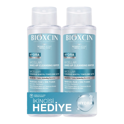 Bioxcin Hydra Micellar Kusursuz Makyaj Temizleme Suyu 500 ml 1 ALANA 1 HEDİYE - Bioxcin