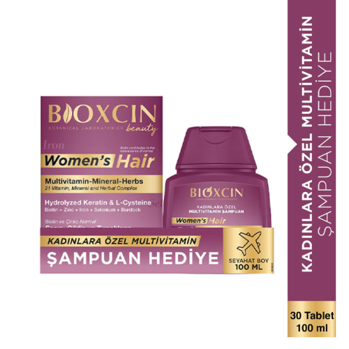 Bioxcin Kadınlara Özel Multivitamin SET - Şampuan HEDİYE - 2