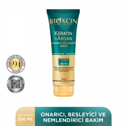 Bioxcin Keratin ve Argan Bariyer Onarıcı Saç Bakım Kremi 250 ml - 4