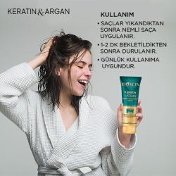Bioxcin Keratin ve Argan Bariyer Onarıcı Saç Bakım Kremi 250 ml - 6
