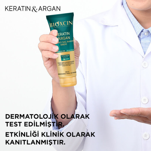 Bioxcin Keratin ve Argan Onarıcı Saç Bakım Kremi 250 ml - 5