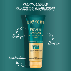 Bioxcin Keratin ve Argan Bariyer Onarıcı Saç Bakım Kremi 250 ml - 3