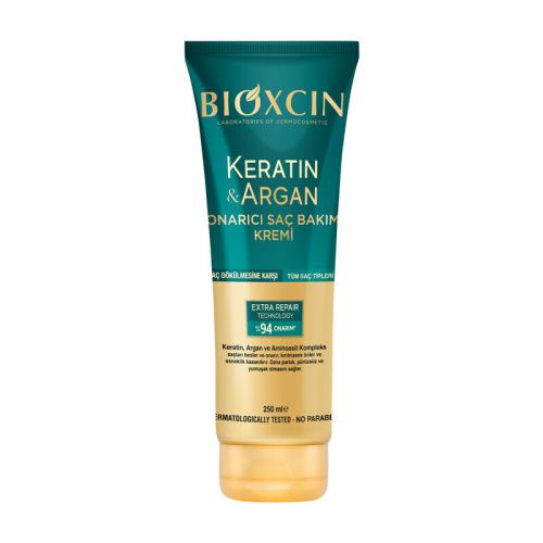 Bioxcin Keratin ve Argan Bariyer Onarıcı Saç Bakım Kremi 250 ml - Bioxcin
