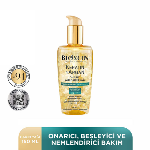 Bioxcin Keratin ve Argan Onarıcı Saç Bakım Yağı 150 ml - 5