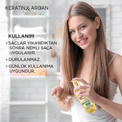 Bioxcin Keratin ve Argan Bariyer Onarıcı Saç Bakım Yağı 150 ml - 6