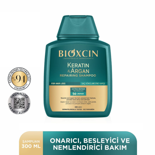 Bioxcin Keratin ve Argan Bariyer Onarıcı Şampuan 300 ml - 4