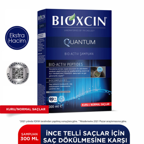Bioxcin Quantum Normal Ve Kuru Saçlar İçin Şampuan 300ml - 7
