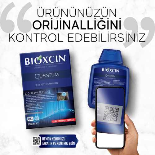 Bioxcin Quantum Normal Ve Kuru Saçlar İçin Şampuan 300ml - 9