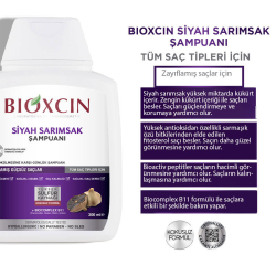 Bioxcin Saç Dökülmesine Karşı Siyah Sarımsak Şampuanı 300 ml - 100 ml Şampuan HEDİYE - 3