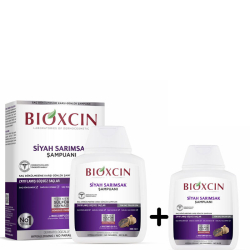 Bioxcin Saç Dökülmesine Karşı Siyah Sarımsak Şampuanı 300 ml - 100 ml Şampuan HEDİYE - 1