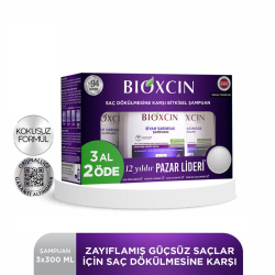 Bioxcin Saç Dökülmesine Karşı Siyah Sarımsak Şampuanı 300 ml | 3 al 2 öde - 3