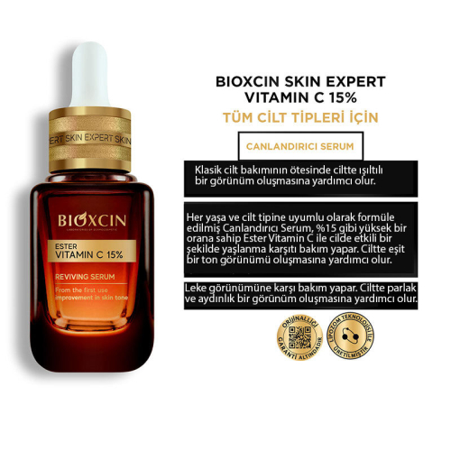 Bioxcin Skin Expert Vitamin C 15% Canlandırıcı Serum 30 ml - 4
