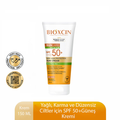 Bioxcin Sun Care Düzensiz Ciltler için Spf 50 Güneş Kremi 150 ml - 2