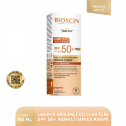 Bioxcin Sun Care Lekeli Ciltler için Güneş Kremi SPF 50+ 50 ml - Renkli - 4