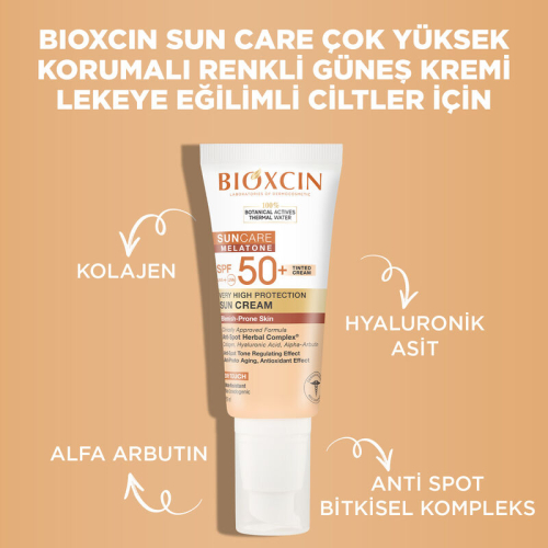 Bioxcin Sun Care Lekeli Ciltler için Güneş Kremi SPF 50+ 50 ml - Renkli - 5