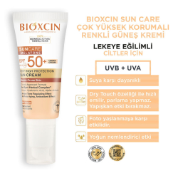 Bioxcin Sun Care Lekeli Ciltler için Güneş Kremi SPF 50+ 50 ml - Renkli - 6