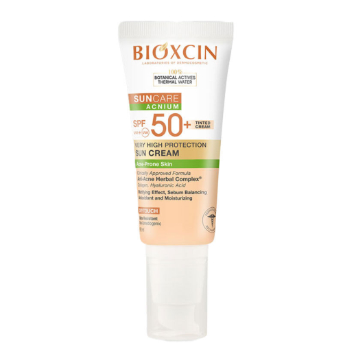 Bioxcin Suncare Acnium Tinted Spf50+ Güneş Kremi 50 ml - Bioxcin