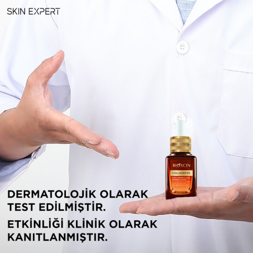 Bioxcin Skin Expert Collagen 5% Kırışıklık Karşıtı Sıkılaştırıcı Serum 30 ml - 11