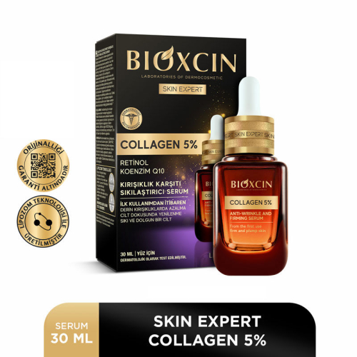 Bioxcin Skin Expert Collagen 5% Kırışıklık Karşıtı Sıkılaştırıcı Serum 30 ml - 12