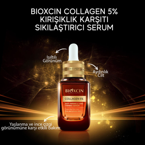 Bioxcin Skin Expert Collagen 5% Kırışıklık Karşıtı Sıkılaştırıcı Serum 30 ml - 8
