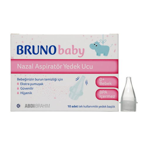 Bruno Baby Nazal Aspiratör Yedek Ucu 10 Adet - 3