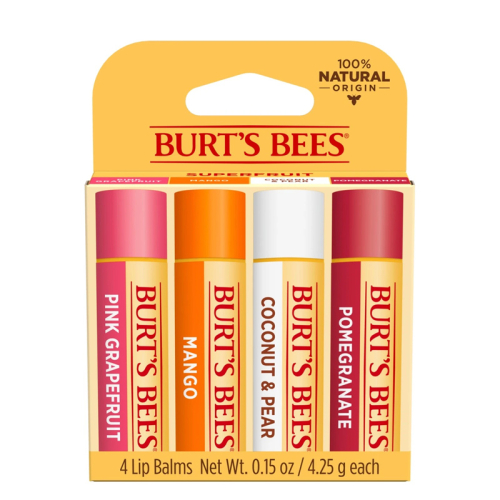 Burts Bees 4 Lip Balms 4.25 gr - Burts Bees