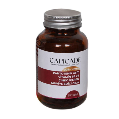 Capicade Capiccutane Pantotenik Asit Takviye Edici Gıda 30 Tablet - Capicade