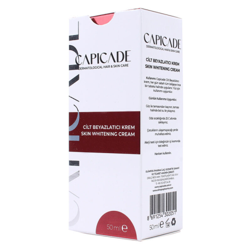 Capicade Cilt Beyazlatıcı Krem 50 ml - Capicade