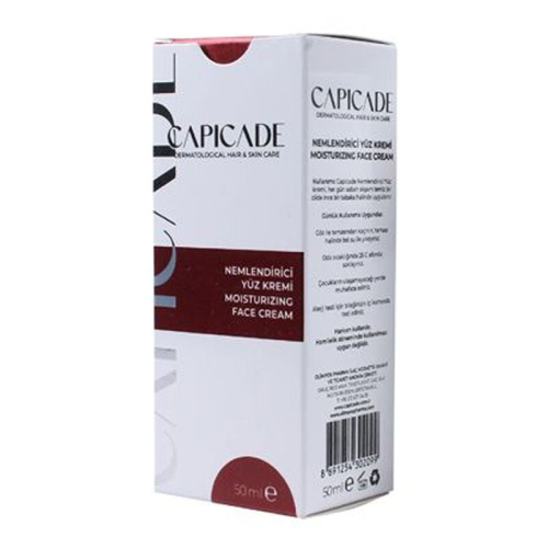 Capicade Nemlendirici Yüz Kremi 50 ml - Capicade