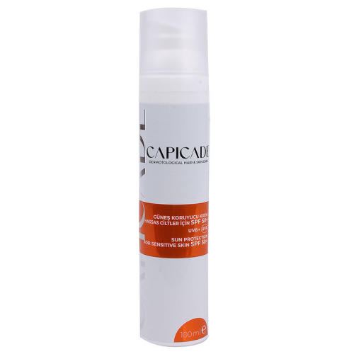 Capicade SPF 50+ Hassas Ciltler İçin Güneş Koruyucu Krem 100 ml - 1