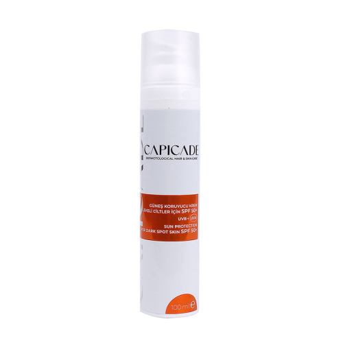 Capicade SPF50+ Lekeli Ciltler İçin Güneş Koruyucu Krem 100 ml - Capicade