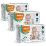 CARINE Premium Bebek Bezi 2 Numara -3 x Mini 37 Adet - Thumbnail
