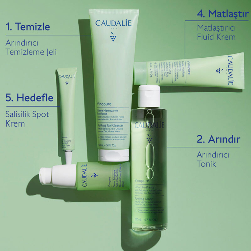 Caudalie Vinopure Arındırıcı Temizleme Jeli 75 ml - 5
