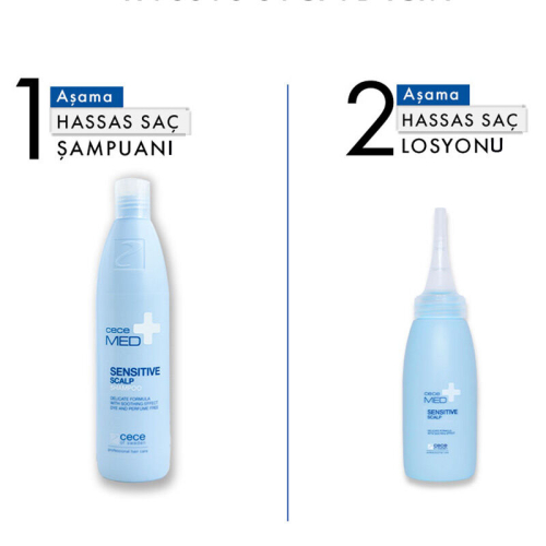 CeceMED Hassas Saç Derisi İçin Şampuan 300 ml - 4