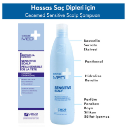CeceMED Hassas Saç Derisi İçin Şampuan 300 ml - 2