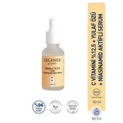 Celenes By Sweden C Vitamini 25 + Yulaf Sütü Niasinamid Aktifli Serum 30 ml - 2