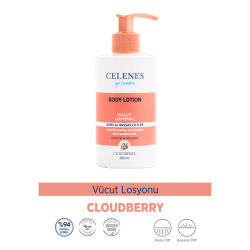 Celenes By Sweden Cloudberry Vücut Losyonu 200 ml - 2